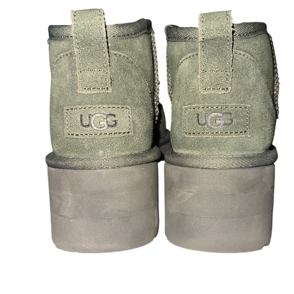 UGG CLASSIC ULTRA MINI PLATFORM FOREST NIGHT WOMENS Size 7 - Picture 7 of 8